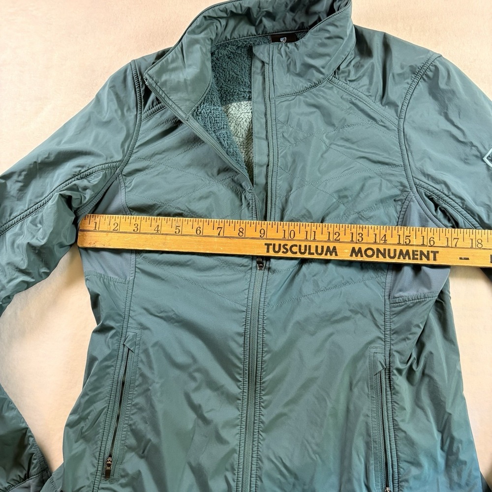Kuhl The One Jacket Womens Small Teal Full Zip Insulated Lightweight Stretch - Picture 8 of 16